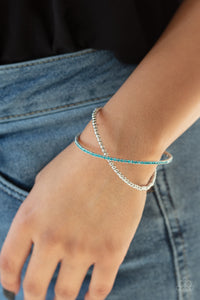 Chicly Crisscrossed - Blue