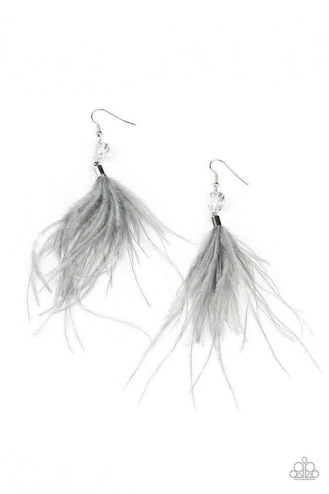 FEATHERED FLAMBOYANCE • SILVER