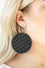 Load image into Gallery viewer, Plaited Plains - Black Leather
